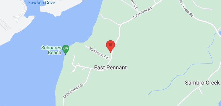 map of 171 East Pennant Road